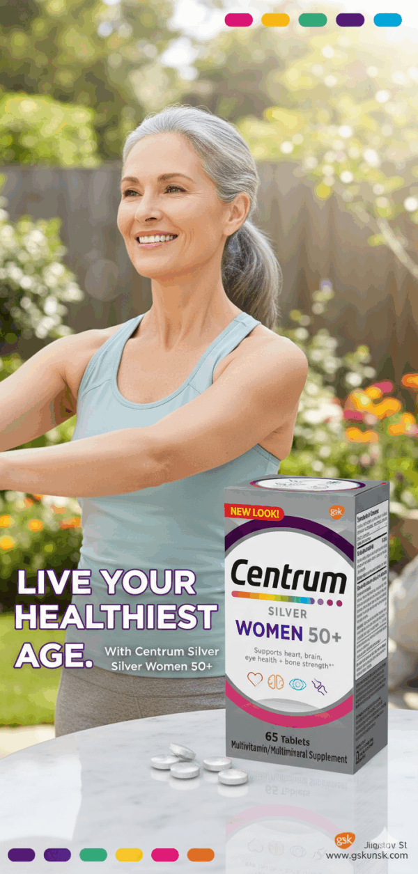 Centrum Silver Women's Multivitamin for Women 50 Plus