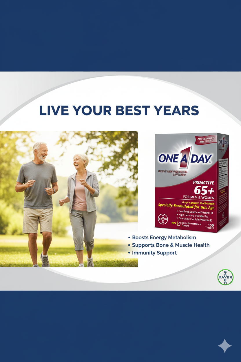 One A Day Proactive 65+ Multivitamin